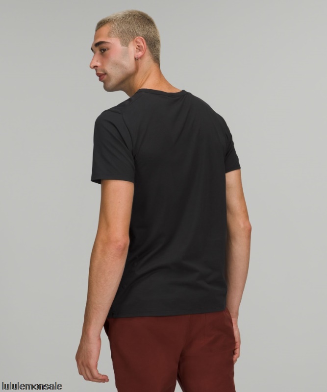 Lululemon Deutschland DELULU795 | Das Fundamentale T-shirt Schwarz